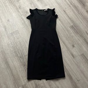 Michael Kors MIDI Long Black Tank Dress Sz s